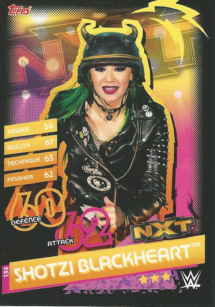 WWE Topps Slam Attax Reloaded 2020 Trading Card Shotzi Blackheart No.134 NXT