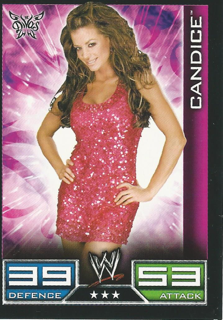 WWE Topps Slam Attax 2008 Trading Cards Candice Michelle No.134