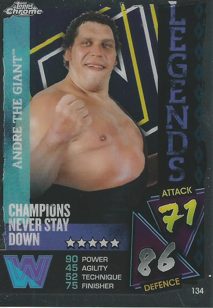 WWE Topps Slam Attax Chrome 2021 Trading Cards Andre the Giant No.134