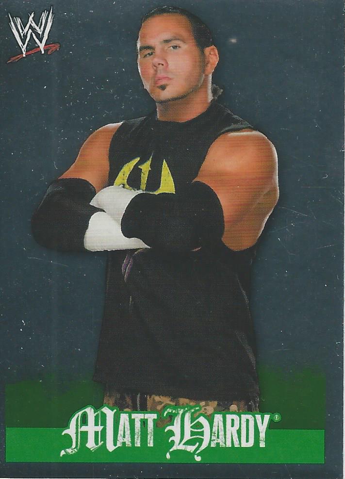 WWE Topps Rivals 2009 Stickers Matt Hardy Foil No.134