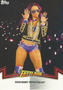 WWE Topps Women Division 2018 Trading Cards Sasha Banks RAW-4