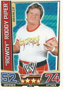 WWE Slam Attax Superstars 2013 Trading Card Rowdy Roddy Piper No.134