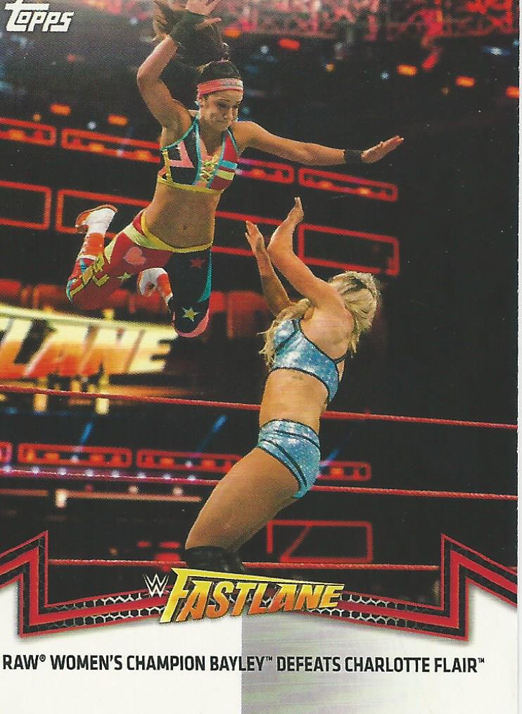 WWE Topps Women Division 2018 Trading Cards Bayley RAW-5