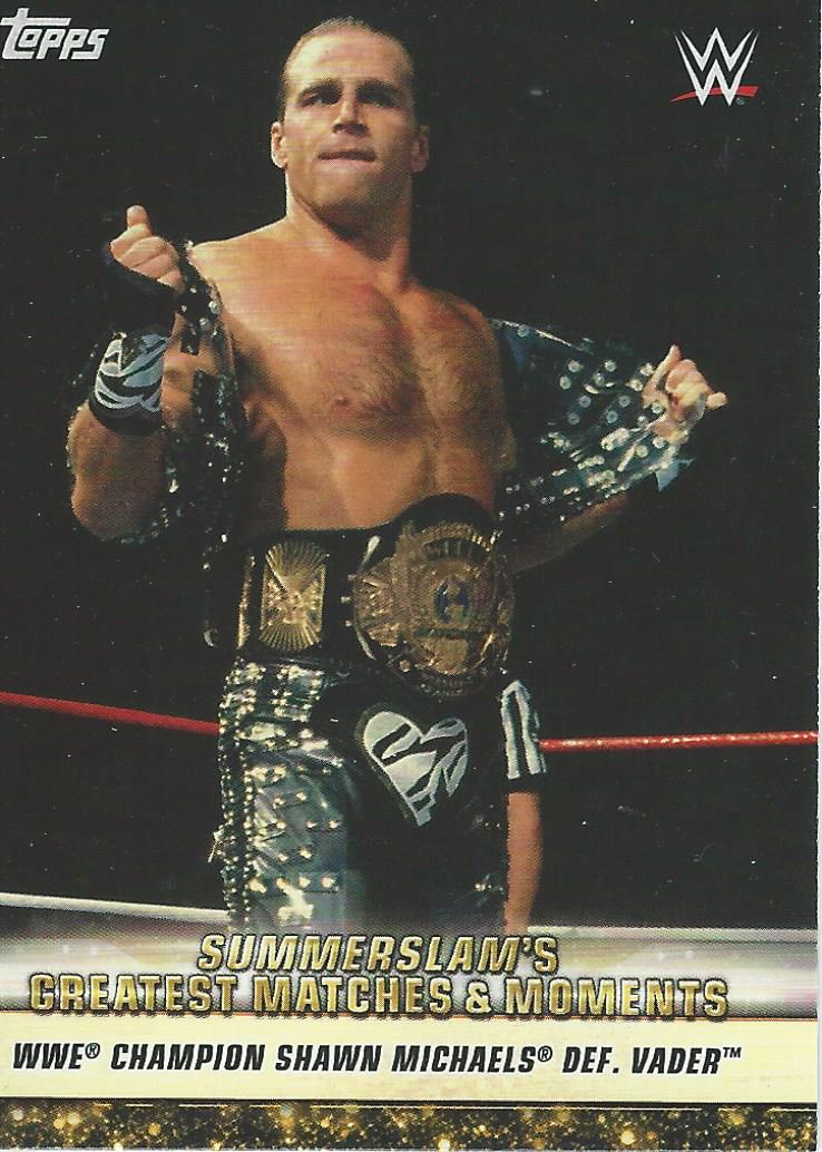WWE Topps Summerslam 2019 Trading Card Shawn Michaels GM-13