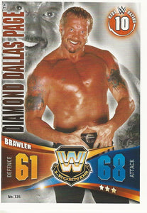 WWE Topps Slam Attax Rivals 2014 Trading Card Diamond Dallas Page No.135