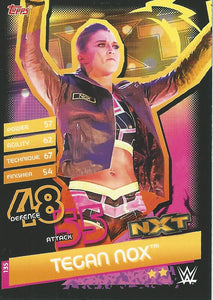 WWE Topps Slam Attax Reloaded 2020 Trading Card Tegan Nox No.135 NXT