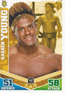 WWE Topps Slam Attax Mayhem 2010 Trading Card Darren Young NXT No.136