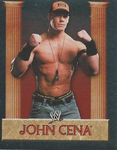 WWE Merlin Heros 2008 Stickers John Cena Foil No.136