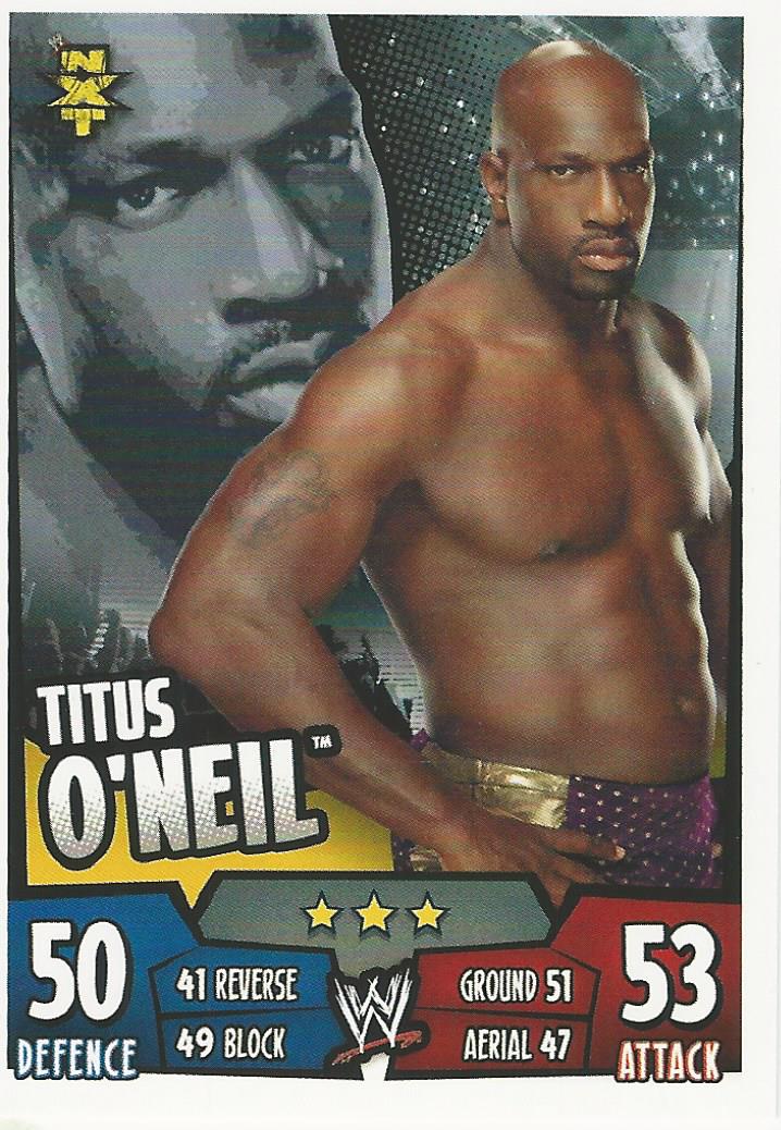 WWE Topps Slam Attax Rumble 2011 Trading Card Titus O'Neil No.136 NXT