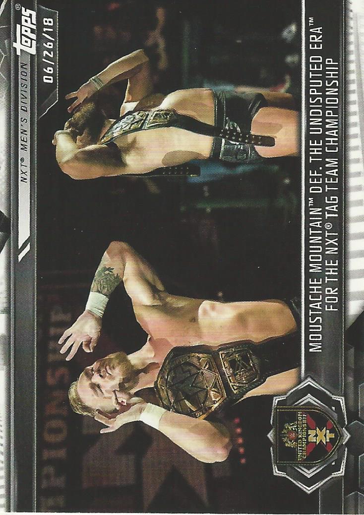 WWE Topps NXT 2019 Trading Cards Tyler Bate and Trent Seven No.36