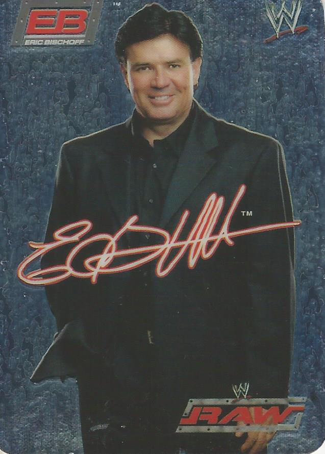 WWE Smackdown Tesla 2004 Trading Cards Eric Bischoff Foil No.7