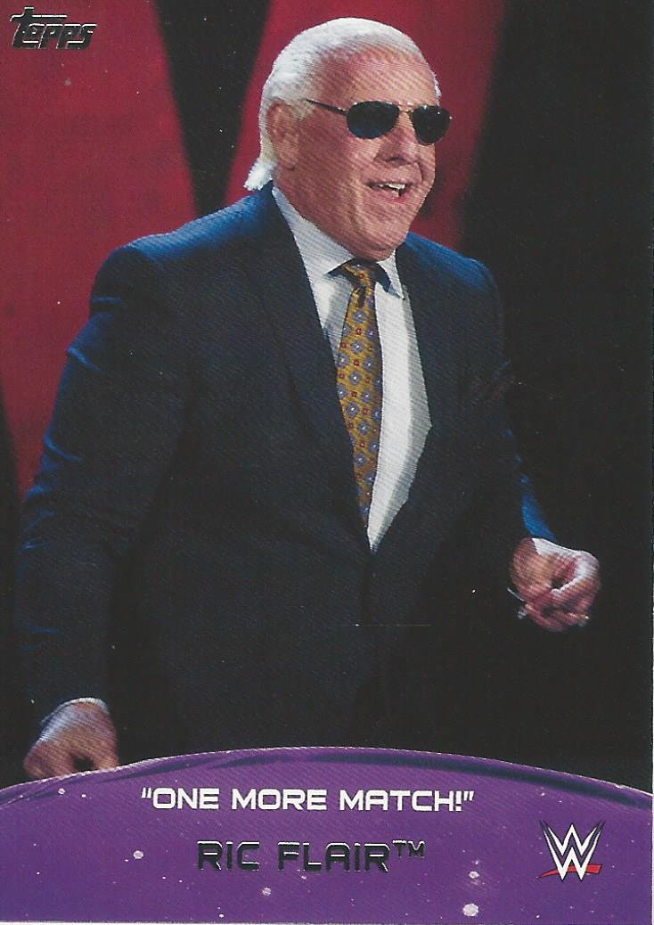 WWE Topps 2015 Trading Card Ric Flair 6 of 10