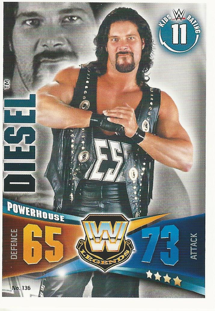 WWE Topps Slam Attax Rivals 2014 Trading Card Diesel No.136