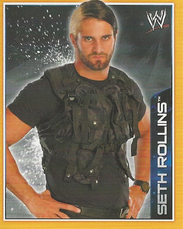 WWE Topps A-Z Sticker Collection 2014 Seth Rollins No.136