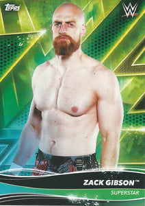 Topps WWE Superstars 2021 Trading Cards Zack Gibson No.136