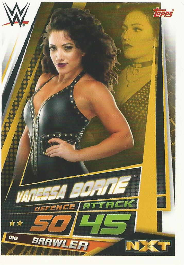 WWE Topps Slam Attax Universe 2019 Trading Card Vanessa Borne No.136