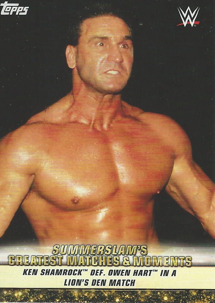 WWE Topps Summerslam 2019 Trading Card Ken Shamrock GM-16