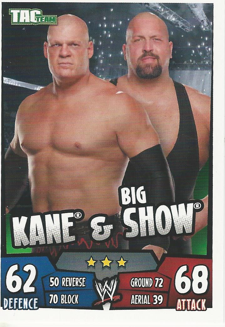 WWE Topps Slam Attax Rumble 2011 Trading Card Kane and Big Show No.137