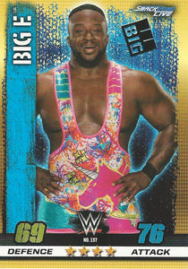 WWE Topps Slam Attax 10th Edition Trading Card 2017 Big E No.137