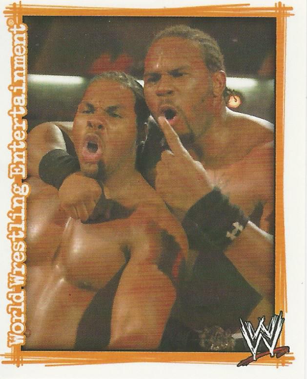 WWE Topps Superstars Uncovered 2007 Sticker Collection Cryme Tyme No.137