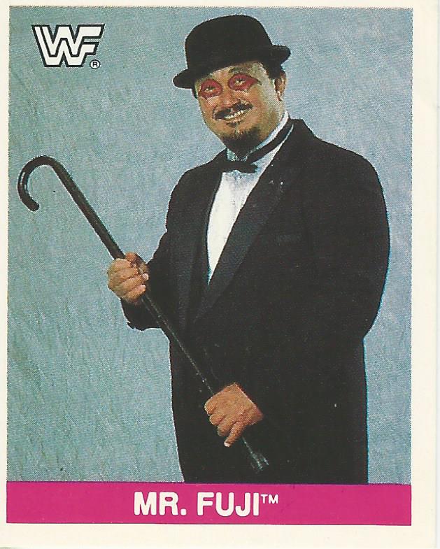 WWF Merlin Sticker Collection 1990 Mr Fuji No.137