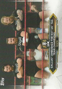 WWE Topps NXT 2020 Trading Cards Gallus No.37