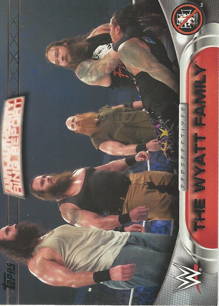 WWE Topps 2016 Trading Cards Wyatt Family 7AA