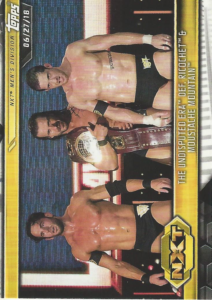 WWE Topps NXT 2019 Trading Cards Undisputed Era No.37
