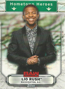 WWE Topps Raw 2019 Trading Card Lio Rush HH-30