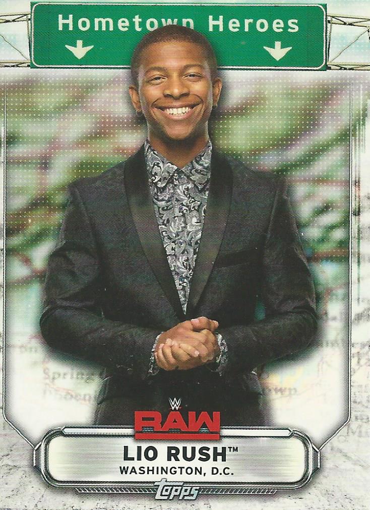 WWE Topps Raw 2019 Trading Card Lio Rush HH-30