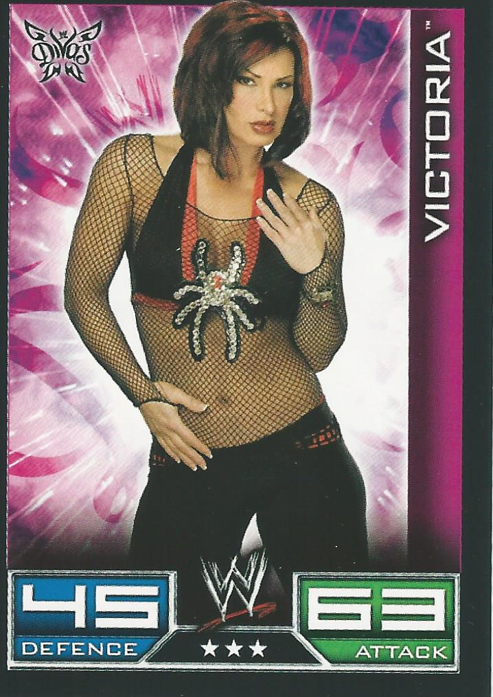 WWE Topps Slam Attax 2008 Trading Cards Victoria No.137