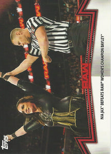 WWE Topps Women Division 2018 Trading Cards Nia Jax RAW-7