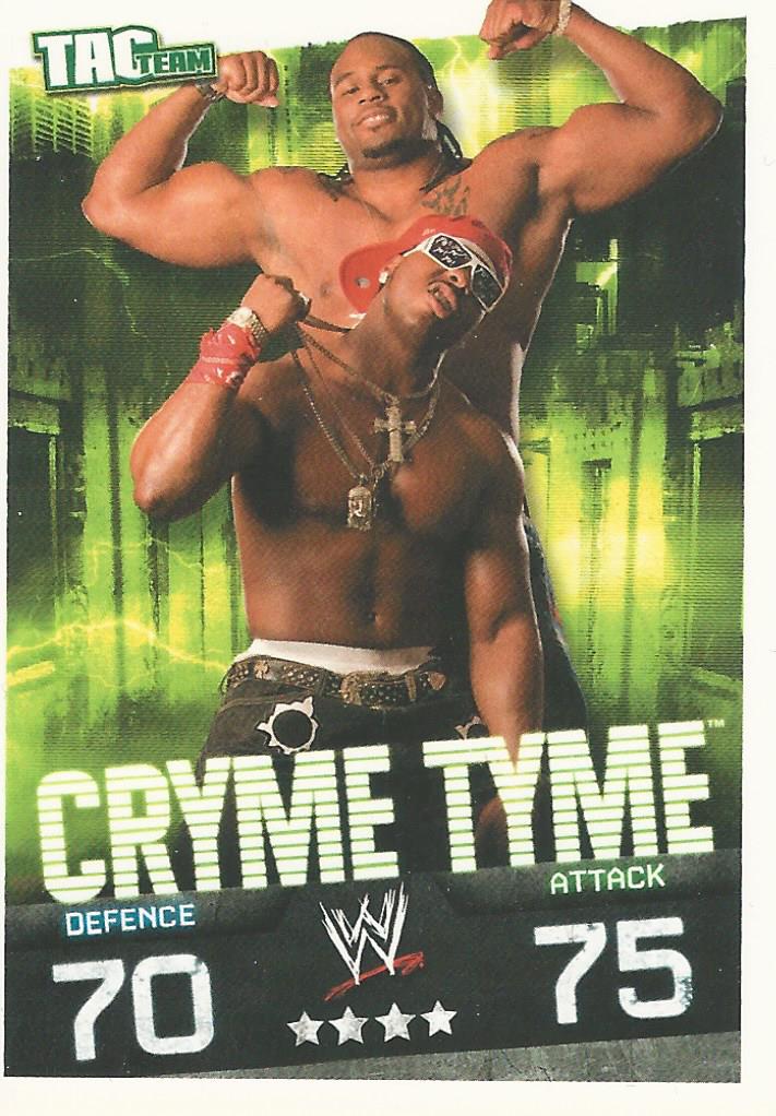 WWE Topps Slam Attax Evolution 2010 Trading Cards Cryme Tyme No.137