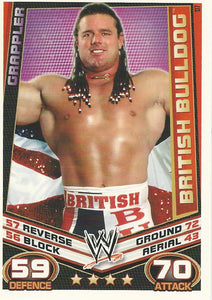 WWE Topps Slam Attax Rebellion 2012 Trading Card British Bulldog No.137