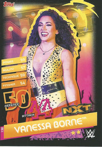 WWE Topps Slam Attax Reloaded 2020 Trading Card Vanessa Borne No.138 NXT