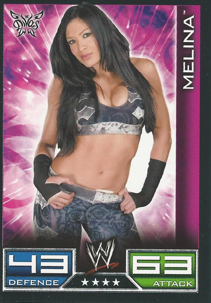 WWE Topps Slam Attax 2008 Trading Cards Melina No.138