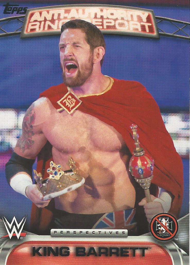 WWE Topps 2016 Trading Cards Wade Barrett 8AA