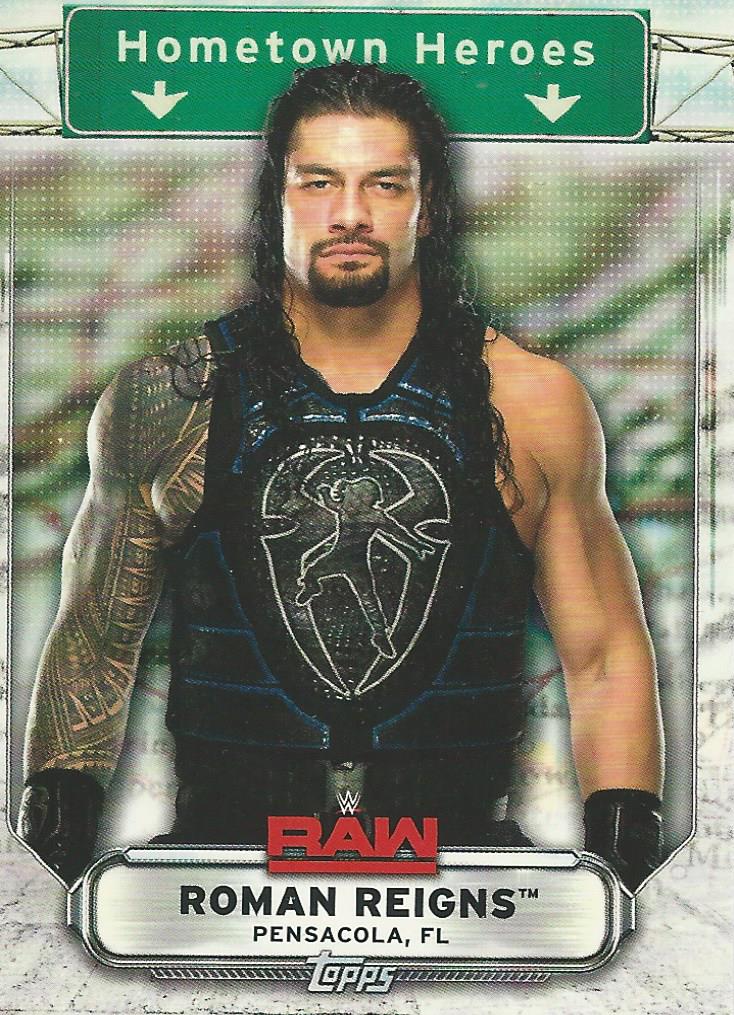 WWE Topps Raw 2019 Trading Card Roman Reigns HH-32