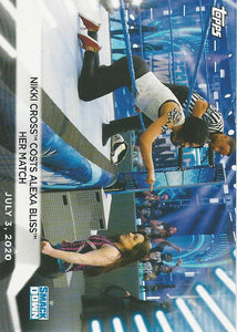 WWE Topps Women Division 2021 Trading Card Nikki Cross and Bayley No.38