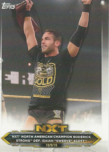 WWE Topps NXT 2020 Trading Cards Roderick Strong No.38