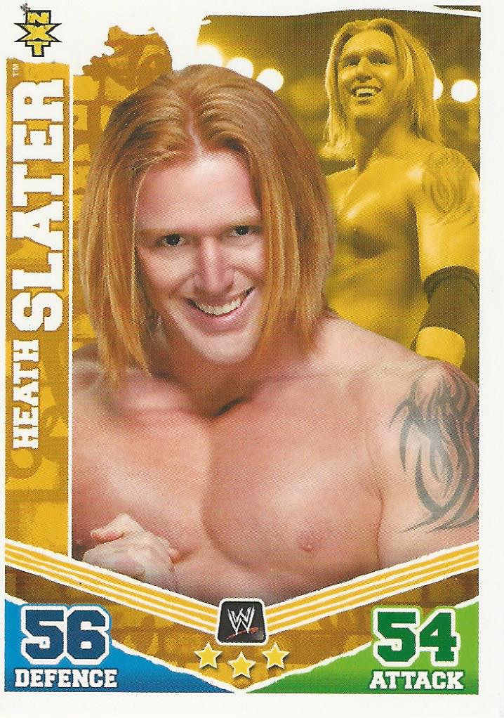 WWE Topps Slam Attax Mayhem 2010 Trading Card Heath Slater NXT No.138