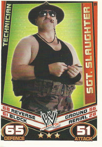 WWE Topps Slam Attax Rebellion 2012 Trading Card Sgt Slaughter No.138