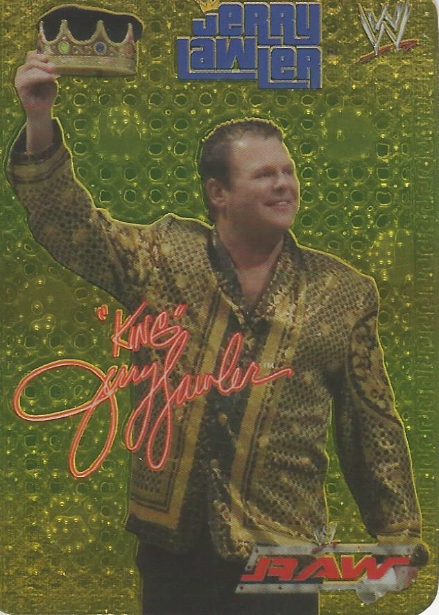 WWE Smackdown Tesla 2004 Trading Cards Jerry Lawler Foil No.10