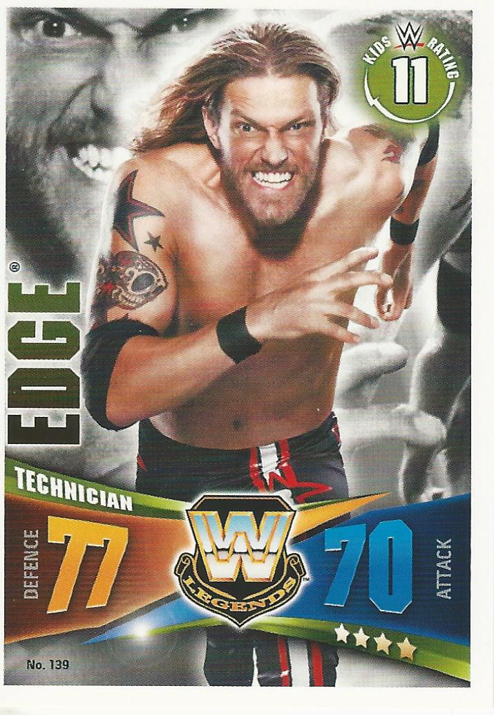 WWE Topps Slam Attax Rivals 2014 Trading Card Edge No.139