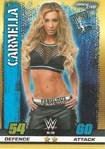 WWE Topps Slam Attax 10th Edition Trading Card 2017 Carmella No.139