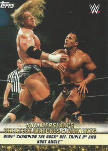 WWE Topps Summerslam 2019 Trading Card The Rock GM-19