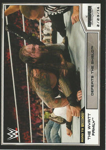 WWE Topps Road to Wrestlemania 2014 Trading Card Bray Wyatt No.79