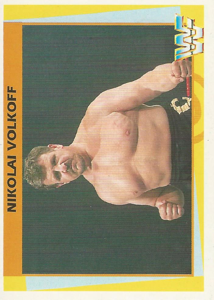 WWF Merlin Trading Card 1995 Nikolai Volkoff No.139