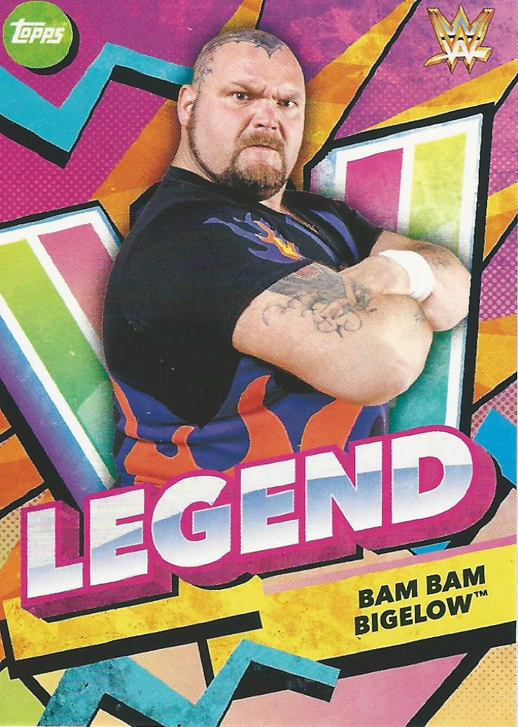 Topps WWE Superstars 2021 Trading Cards Bam Bam Bigelow No.139