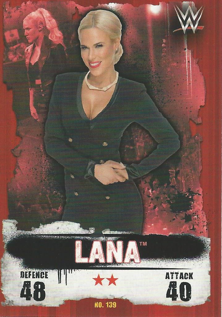 WWE Topps Slam Attax Takeover 2016 Trading Card Lana No.139